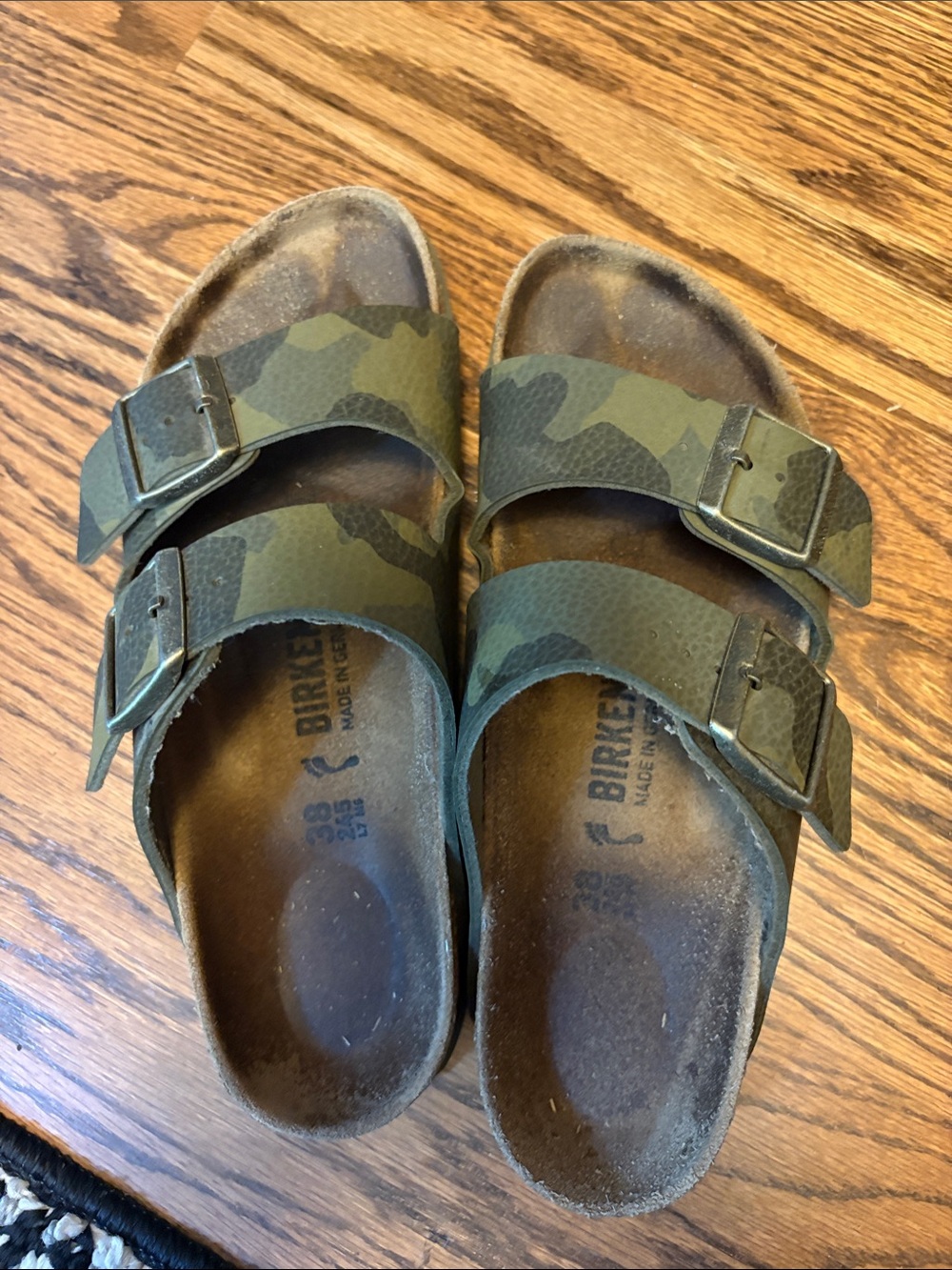 Birkenstock Arizona Two-Strap Sandals - Olive Camo
